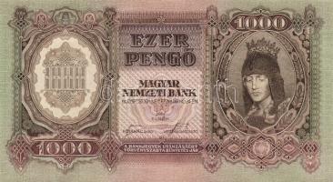 1943. 1000P (2x) egymásutáni sorszámokkal T:I