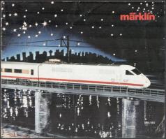 1985 Márklin vasútmodell katalógus, német nyelven, 8 sztl. lev.