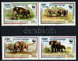 WWF Malay elephants set (2 pairs) + 4 FDC WWF Maláj elefánt sor (2 pár) + 4 FDC WWF Malaya-Elefant S...