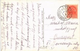 1942 Hajasd, Volosianka, Voloszjanka; Tengerszem / lake + kétnyelvű bélyegző / bilingual cancellatio...