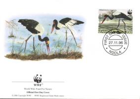 WWF Birds set + 4 FDC WWF Madarak sor + 4 FDC WWF Vögel Satz + 4 FDC