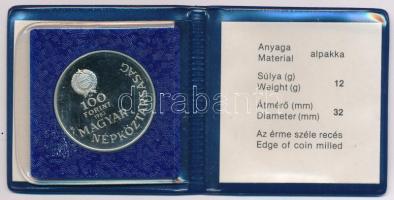 1983. 100Ft alpakka "Széchenyi István" eredeti tokban, tanúsítvánnyal T:1 (eredetleg PP) 
...