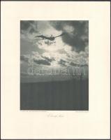 1915 A levegő hőse, fénynyomat az Érdekes Újság harctéri képeiből, szép állapotban, 19×26 cm