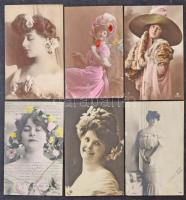 Kb. 110 db RÉGI motívum képeslap jó minőségben: hölgyek / Cca. 110 pre-1945 motive postcards in good quality: ladies