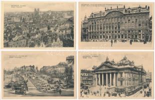 Bruxelles, Brussels; - 19 unused pre-1945 postcards