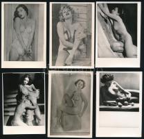 10 db akt fotó az 1970-es évekből 9x12 cm