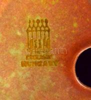 Zsolnay eozinmázas minaret, jelzett, kis lepattanással, m: 13 cm