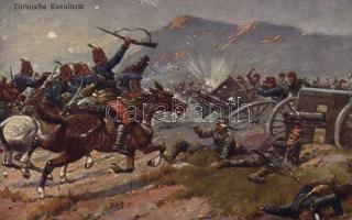 Türkische Kavallerie / WWI Turkish military, cavalry. Gustav Braun 271-1916.