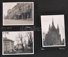 1940 Szolnok és a tavaszi árvíz képei, rajta városképekkel is, 1940. IV. 5., a képek alatt feliratoz...