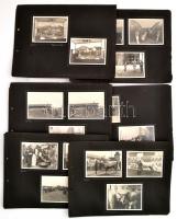 1941 Az 1941-es Mezőgazdasági kiállítás fotói, 1941. IV. 6., 19 db fotó 7 db kartonon, 8,5x11,5 cm