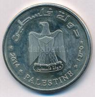 Palesztina 2014. 10D ezüstözött Cu-Ni T:1 Palesztina 2014. 10 Dinars silvered Cu-Ni C:UNC