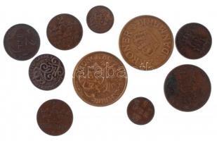 Vegyes: Svédország/Dánia 1906-1926. 10db klf fémpénz T:2,2- Mixed: Sweden/ Denmark 1906-1926. 10pcs of diff coins C:XF,VF