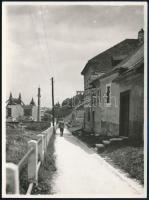 1933 Budapest, Tabán, Harang utca, fotó, 11×8 cm
