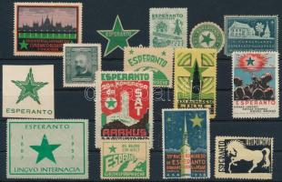 1910-1930 15 klf Eszperanto levélzáró