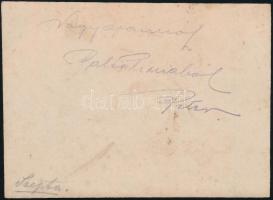 cca 1914-1918 Palesztina, osztrák-magyar tábori kórház, hátoldalon feliratozott fotó, 7,5×10,5 cm