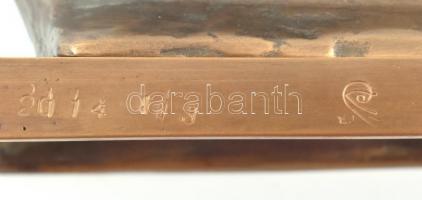 Lossonczy Ibolya (1906-2004): Megrendülés. Bronz. 1960-as évekbeli alkotásnak 2014-es öntése. Talpán...