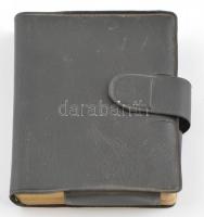 Régi römi kártya, bőrtokban