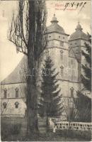 1907 Zboró, Zborov; Rákóczi templom / castle church (EB)