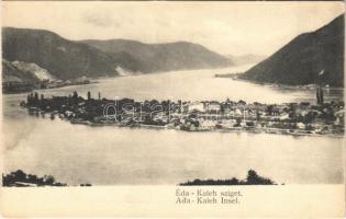Ada Kaleh, Insel Ada Kaleh in der Donau / Török sziget Orsova alatt / Turkish island (fl)