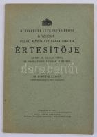 1938 Bp. Felső Mezőgazdasági Iskola értesítője. 64p.