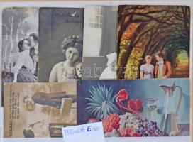 50 db főleg RÉGI képeslap: magyar és külföldi városok és motívumok / 50 mostly pre-1945 postcards: H...