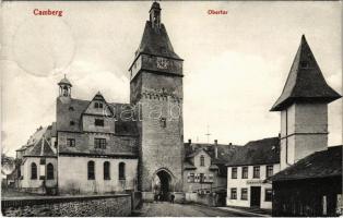 1916 Bad Camberg, Obertor. Verlag Peter Haber / gate, inn, street view