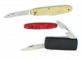 3 db bicska, egyik sérült