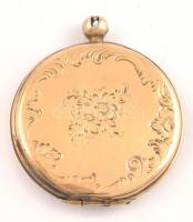 Arany(Au) 14K medál, jelzés nélkül, sérült, d: 3 cm, nettó: 4,8 g