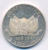 Niger 500Fr Ag "Függetlenség" T:1 (eredetileg PP) fo. Niger 500 Francs Ag "Independence" C:UNC (originally PP) spotted Krause KM#5