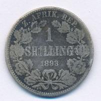 Dél-Afrika 1893. 1Sh Ag T:2-,3 South Africa 1893. 1 Shilling Ag C:VF,F Krause KM#5