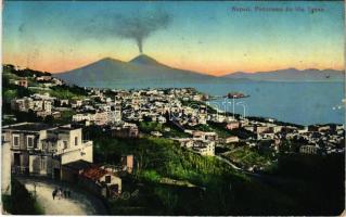 1919 Napoli, Naples; Panorama da Via Tasso / general view (EK)