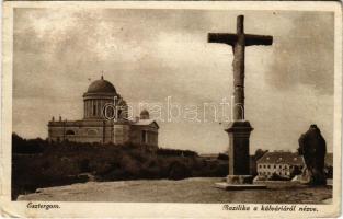 1922 Esztergom, Bazilika a Kálváriáról nézve (EB)