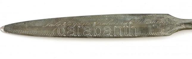 Salgótarjáni Kohászati Művek szög nyelű levélbontó 24 cm