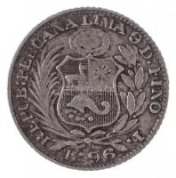 Peru 1896. 1/2D Ag T:2
Peru 1896. 1/2 Dinero Ag C:XF
Krause KM#206