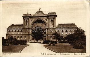 1921 Budapest VII. Keleti pályaudvar, vasútállomás. Rigler r.-t. 36. sz. (EK)