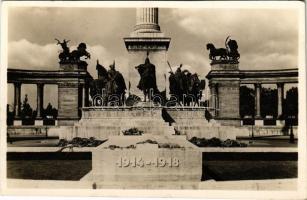 1935 Budapest XIV. Millenniumi emlékmű az ismeretlen hősök kövével