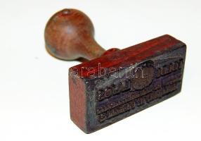 cca 1900 Toldi Lajos zeneműkereskedése pecsétnyomó