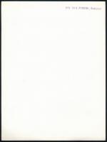 cca 1933 Kinszki Imre (1901-1945) budapesti fotóművész pecséttel jelzett vintage fotóművészeti alkot...