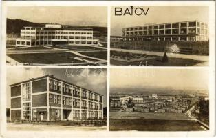 1946 Otrokovice, Batov / hotel, school, factory, general view (fl)