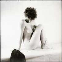 cca 1983 Akt felvételek, Menesdorfer Lajos (1941-2005) budapesti fotóművész hagyatékából, 4 db vinta...