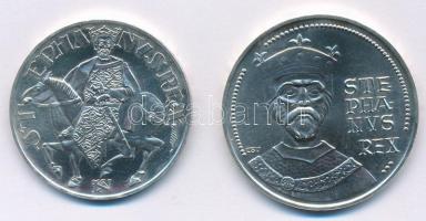 1972. 50Ft Ag + 100Ft Ag "Szent István" pár T:BU Adamo EM38; EM39