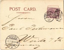 1900 London, Cleopatra's Needle. litho postcard (11 cm x 9 cm) (EK)