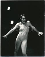 cca 1976 Ritzel Zoltán: Pécsi balett, 4 db feliratozott, vintage fotóművészeti alkotás, 18x24 cm és 24x14 cm között