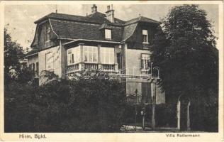 1930 Félszerfalva, Hirm; Villa Rottermann (Rb)