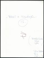 cca 1977 Tóth Ferenc: Részlet a Fösvényből, feliratozott vintage fotóművészeti alkotás, a magyar fot...