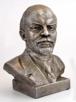 Lenin büszt. Nagy méretű fém szobor. 34 cm