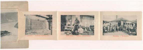 Ada Kaleh. Leporellolap belül Bego Mustafa, török kávés és cs. és kir. katonai állomásparancsnokság ...