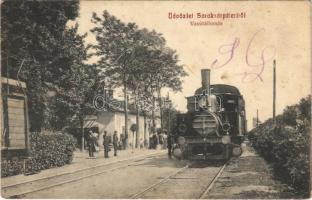 Budapest XVIII. Pestszentimre, Soroksárpéteri; vasútállomás, gőzmozdony