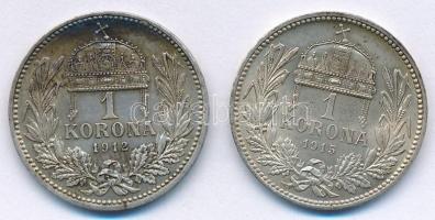 1912KB-1915KB 1K Ag (2xklf) T:1-,2 Adamo K5.1