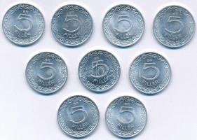 1973-1991. 5f Al (9xklf) T:1,1- Adamo F2.1, F2.2